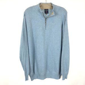 NWOT Size 2XL Bills Khakis Tan Quarter Zip Sweater